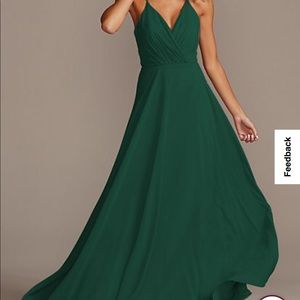 David’s Bridal Bridesmaid Dress, Brand New, Never Worn Size 12, Color: Juniper